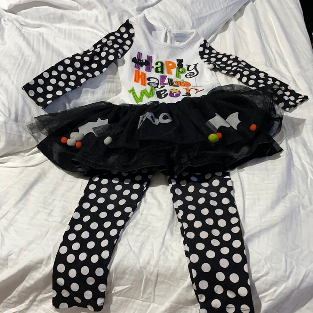 Emily rose 4 happy Halloween tutu outfit worn once